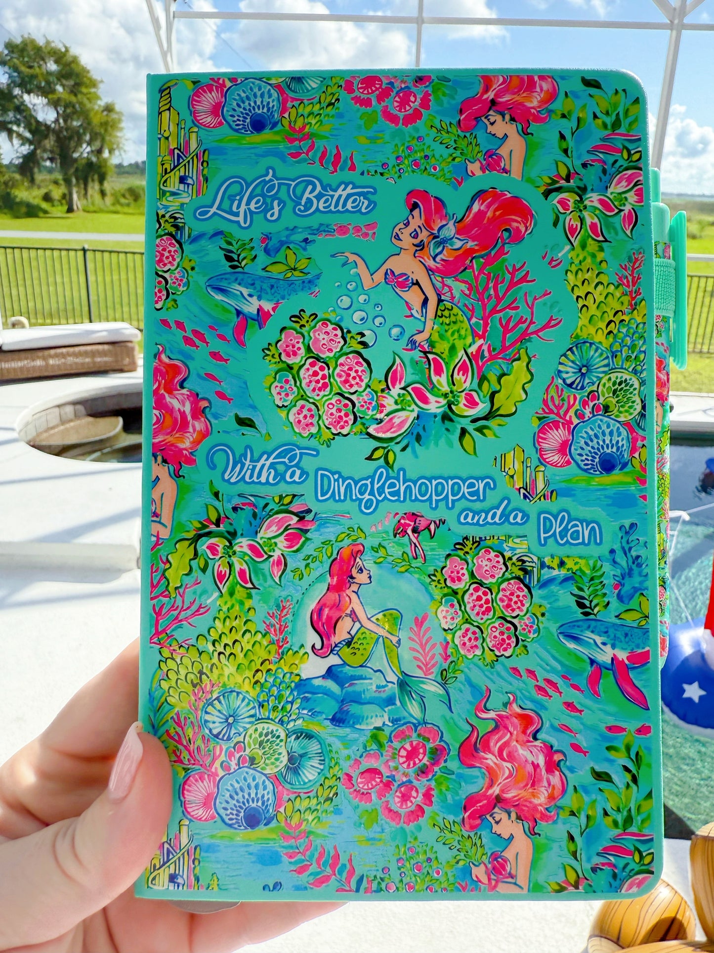 Life’s Better with a Dinglehopper and a Plan – A5 Ariel-Inspired Journal