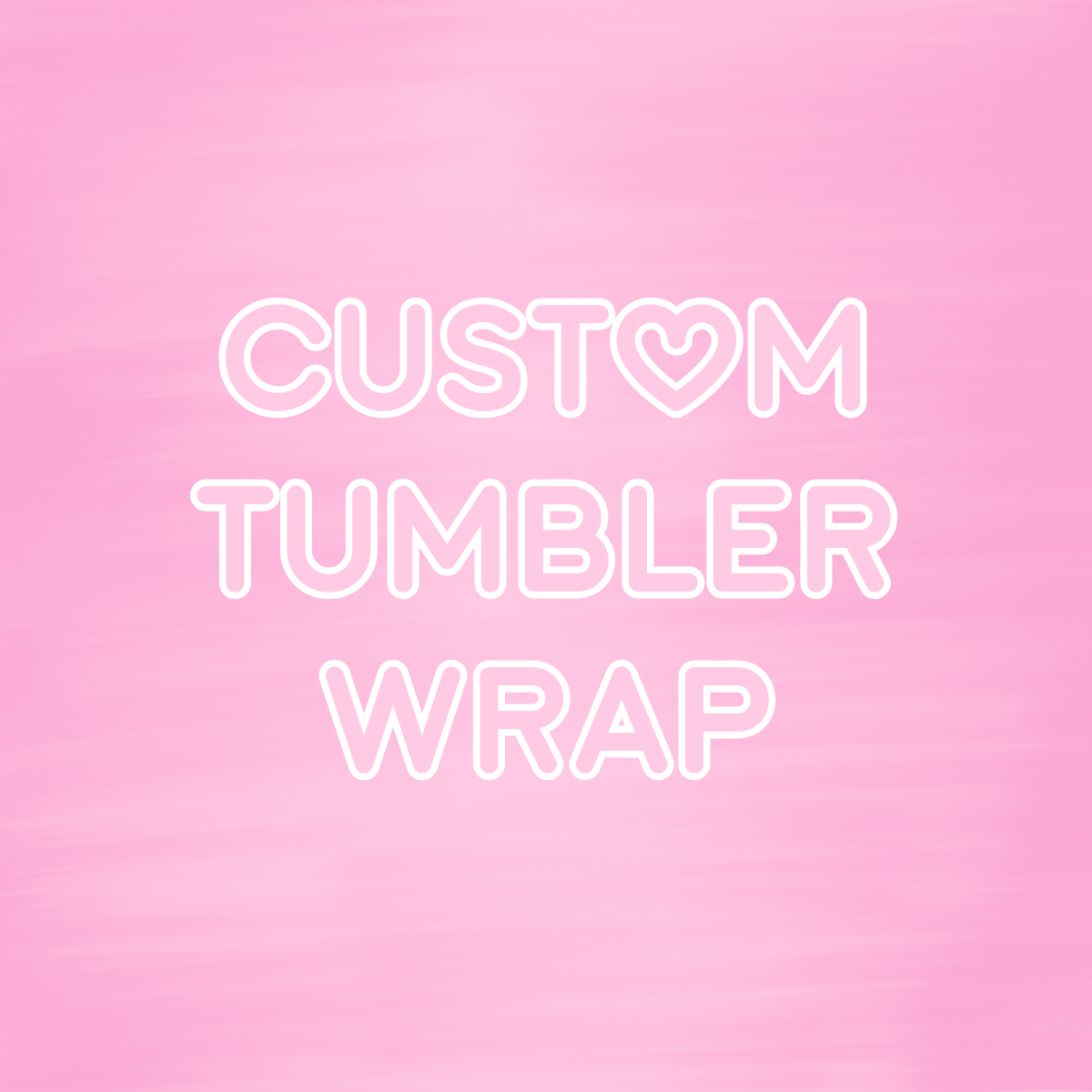 Custom Tumbler Wrap - 9.7" x 5" UVDTF Wrap Design For Glass Tumblers