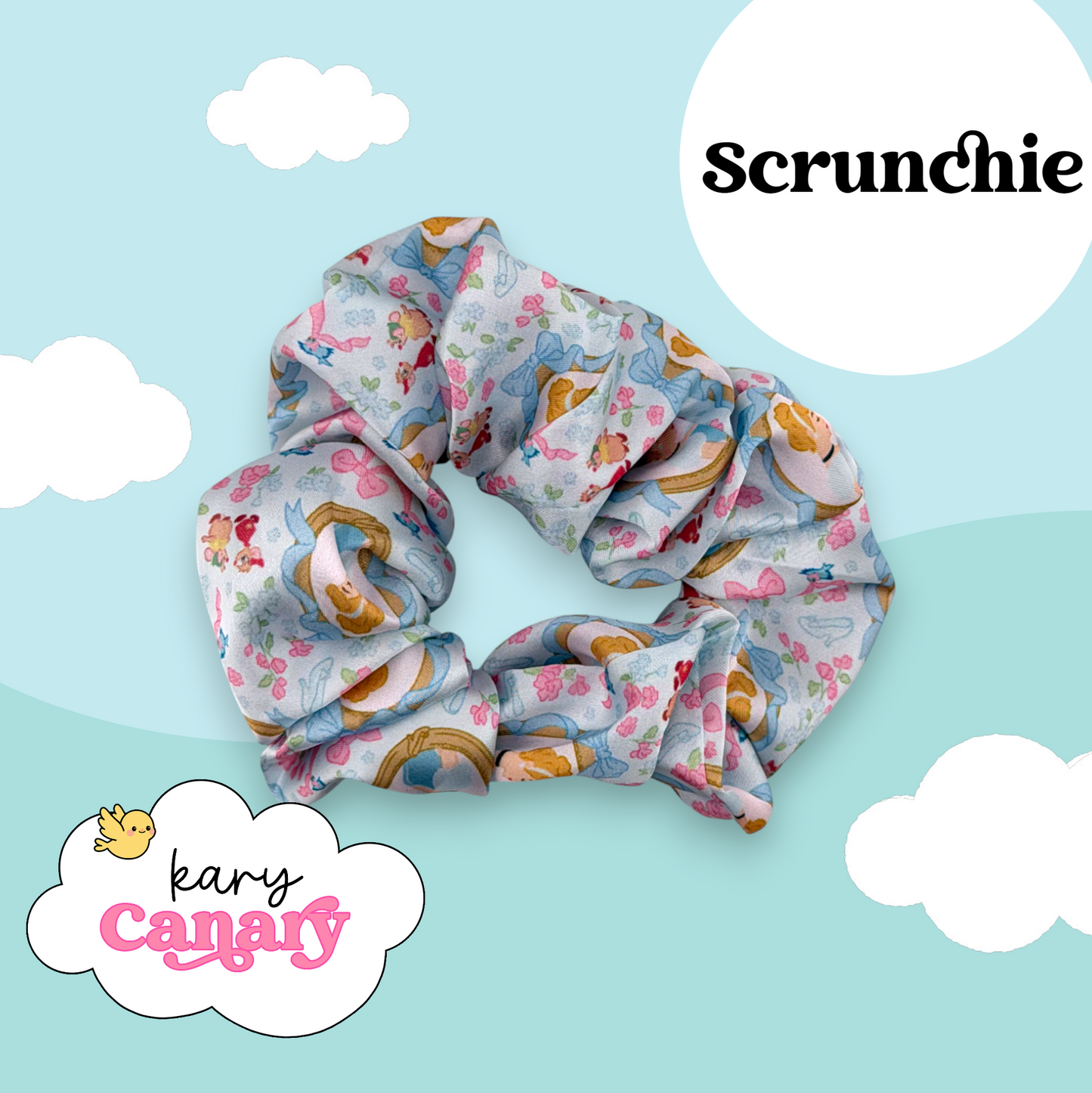 Cinderella Silky Scrunchie | Disney Princess Hair Accessory