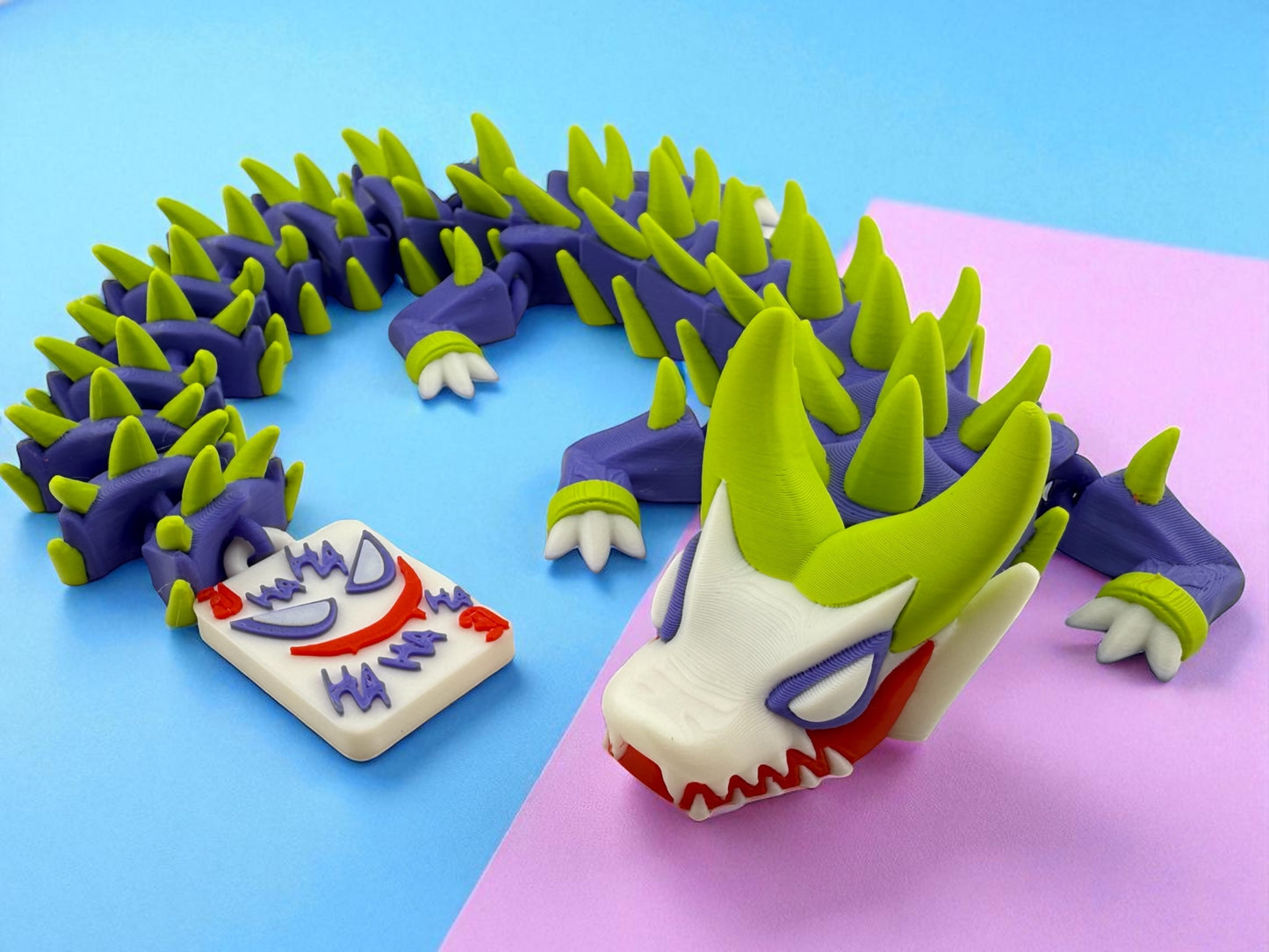 Joker Dragon – 3D Printed Collectible Fandom Figurine