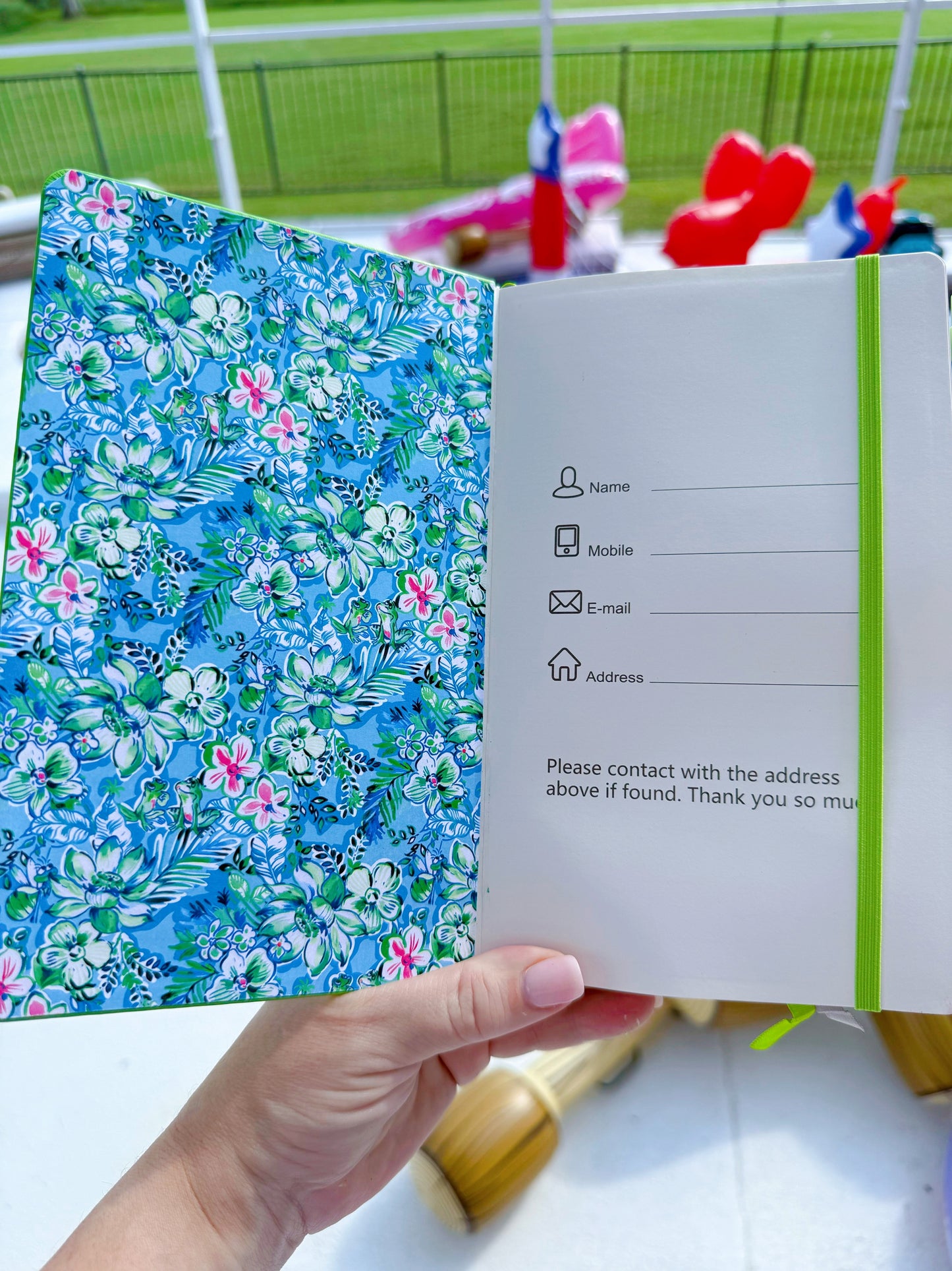 “Write the Life You’re Dreaming Of” | Tiana A5 Journal – Lilly Pulitzer Inspired
