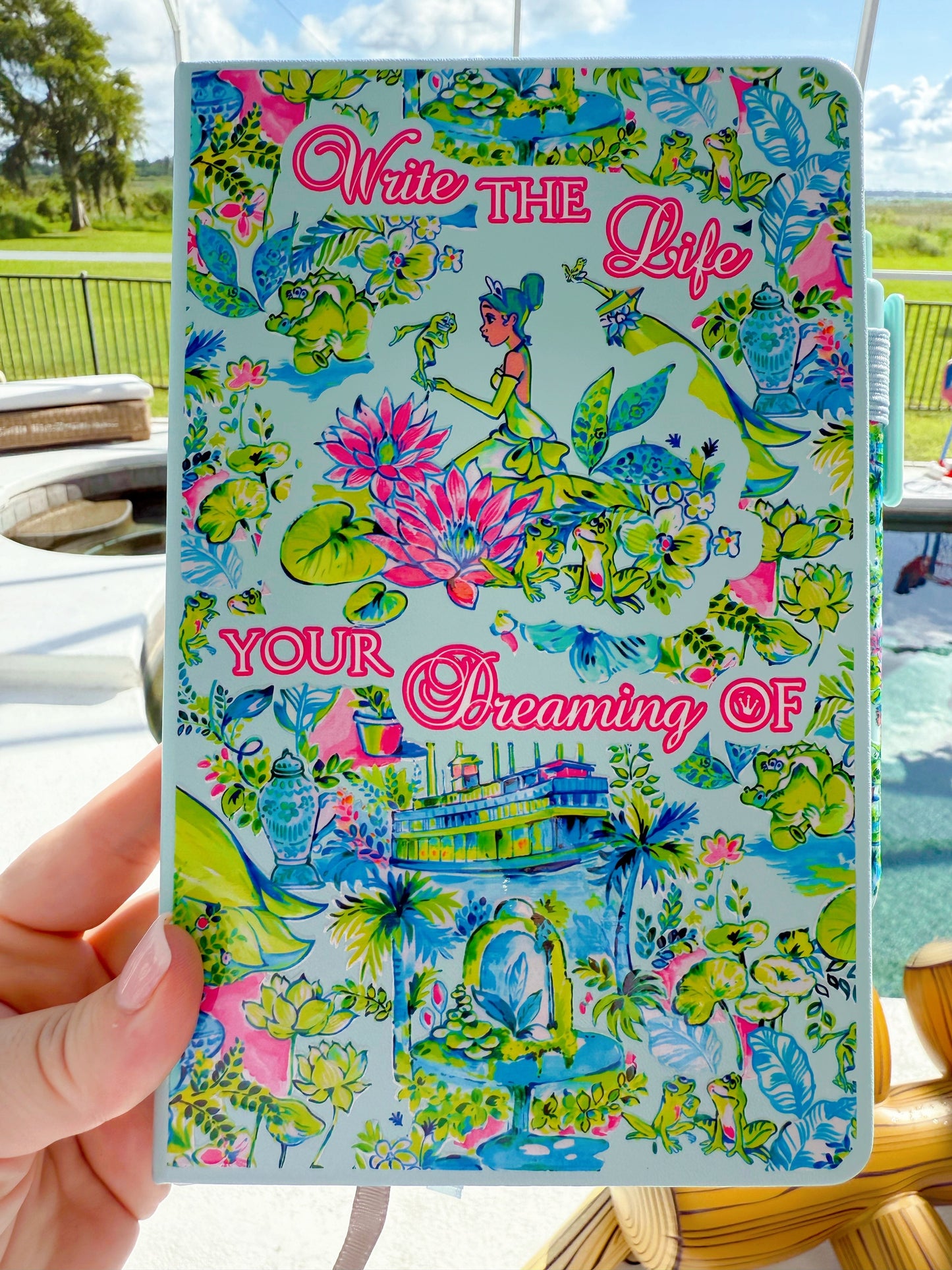 “Write the Life You’re Dreaming Of” | Tiana A5 Journal – Lilly Pulitzer Inspired