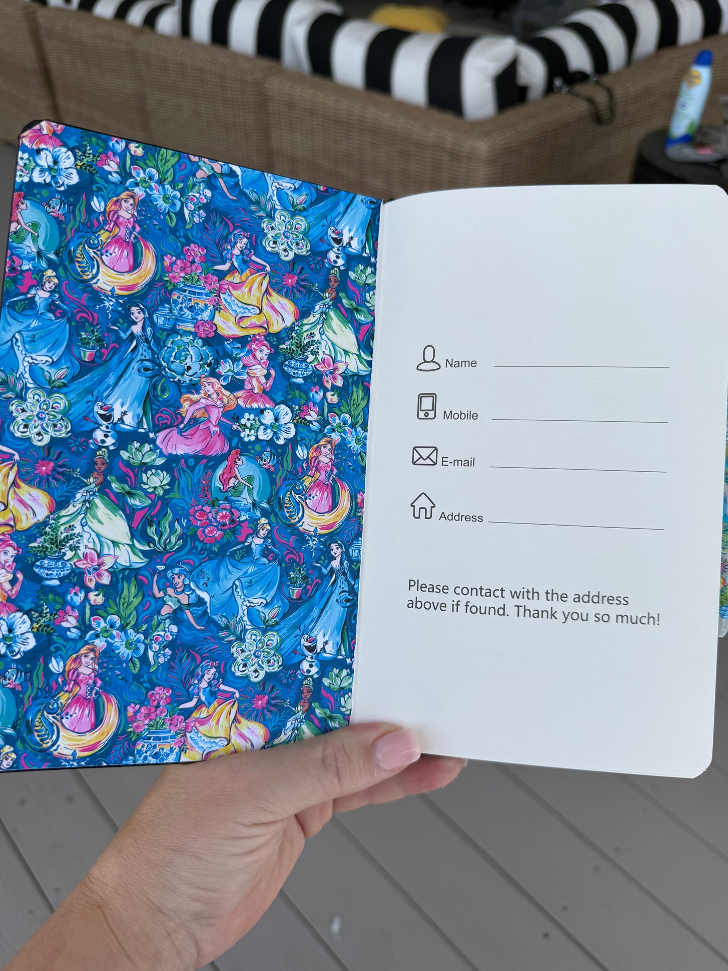 “Plotting My Next Fairytale” | A5 Princess Journal – Lilly Pulitzer Inspired