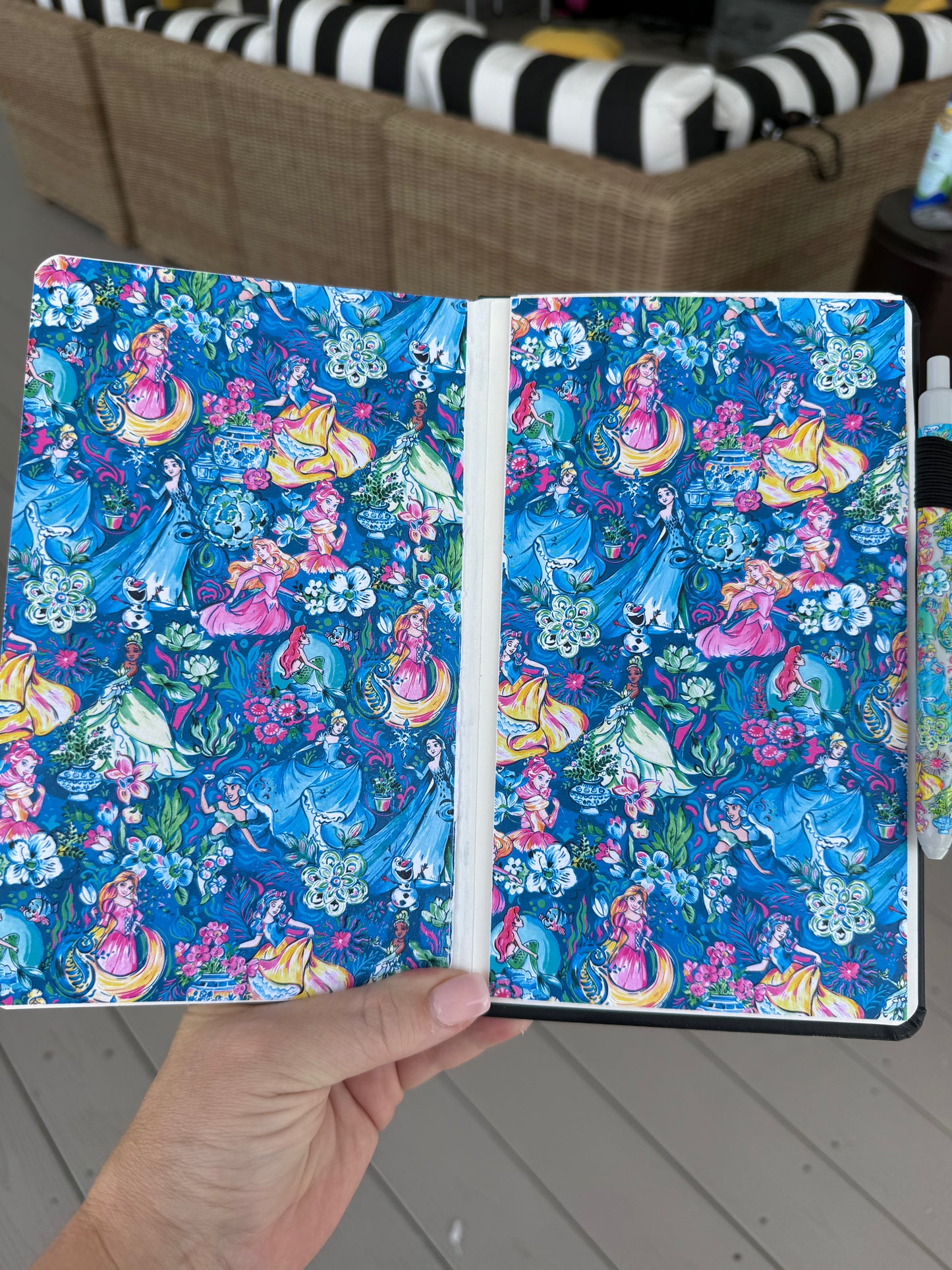 “Plotting My Next Fairytale” | A5 Princess Journal – Lilly Pulitzer Inspired
