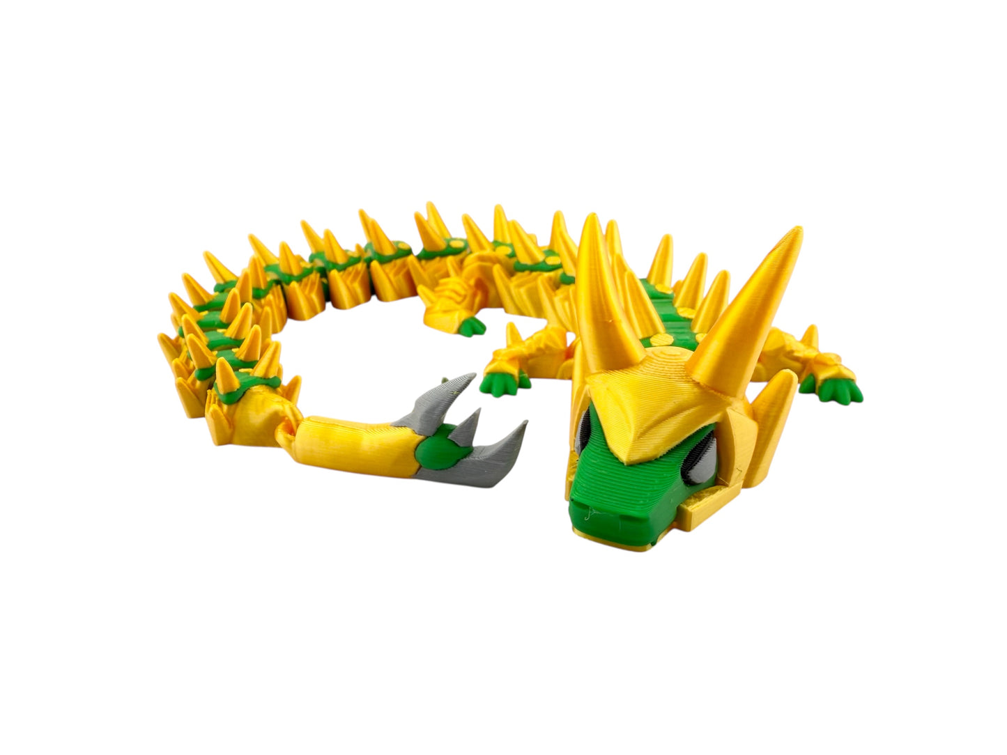 Loki Dragon – 3D Printed Flexible Collectible | God of Mischief Inspired Fandom Figurine