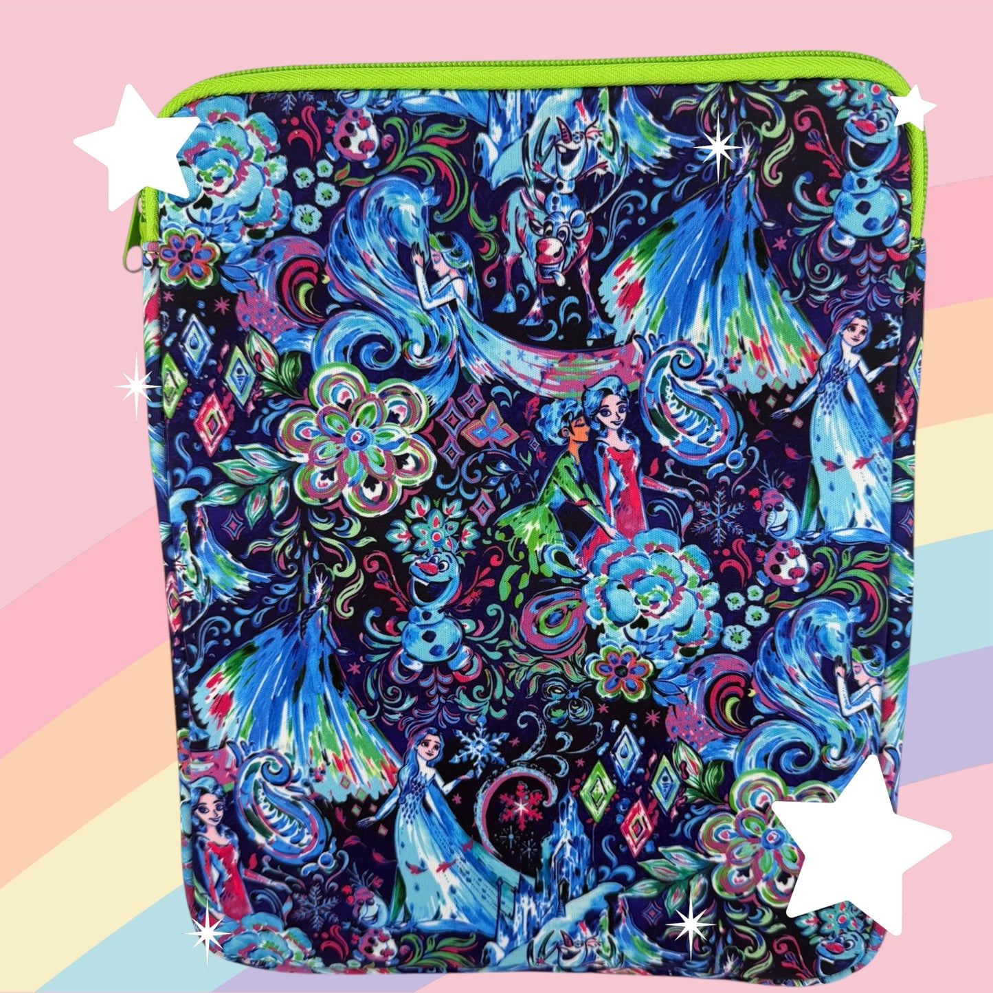 Frozen Lilly Pulitzer Inspired iPad Sleeve