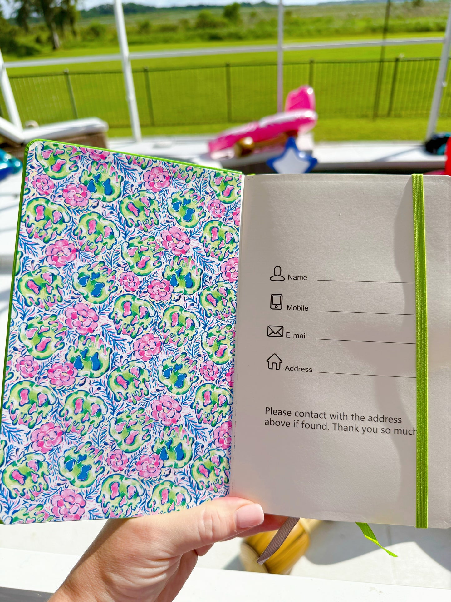 “Singing to Birds & Spilling the Tea” | Snow White A5 Journal – Lilly Pulitzer Inspired