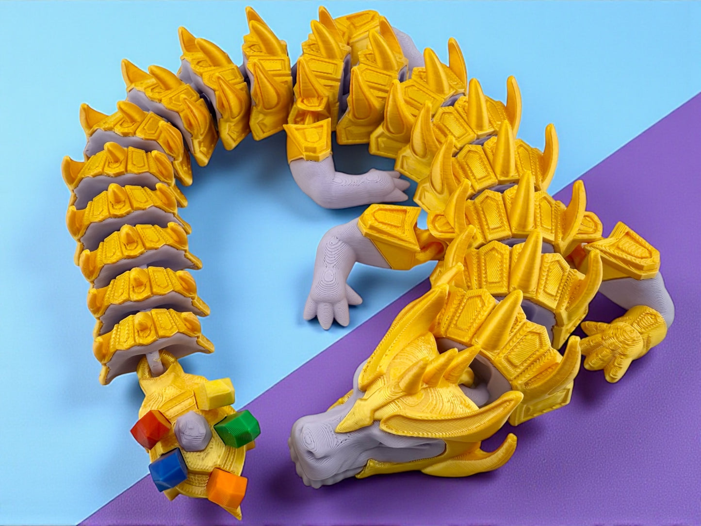 Inevitable Dragon β 3D Printed Flexible Collectible | Infinity Stone Inspired Fandom Figurine