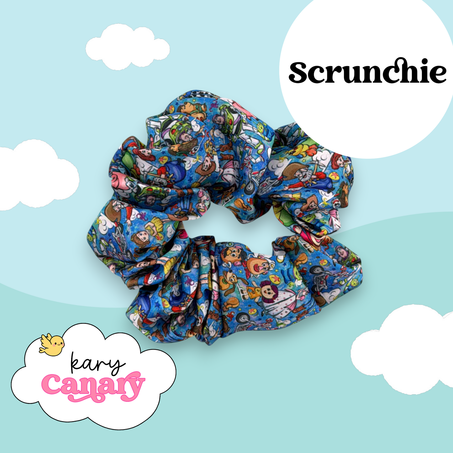 Toy Story Silky Scrunchie | Soft Scrunchie for Thick or Thin Hair