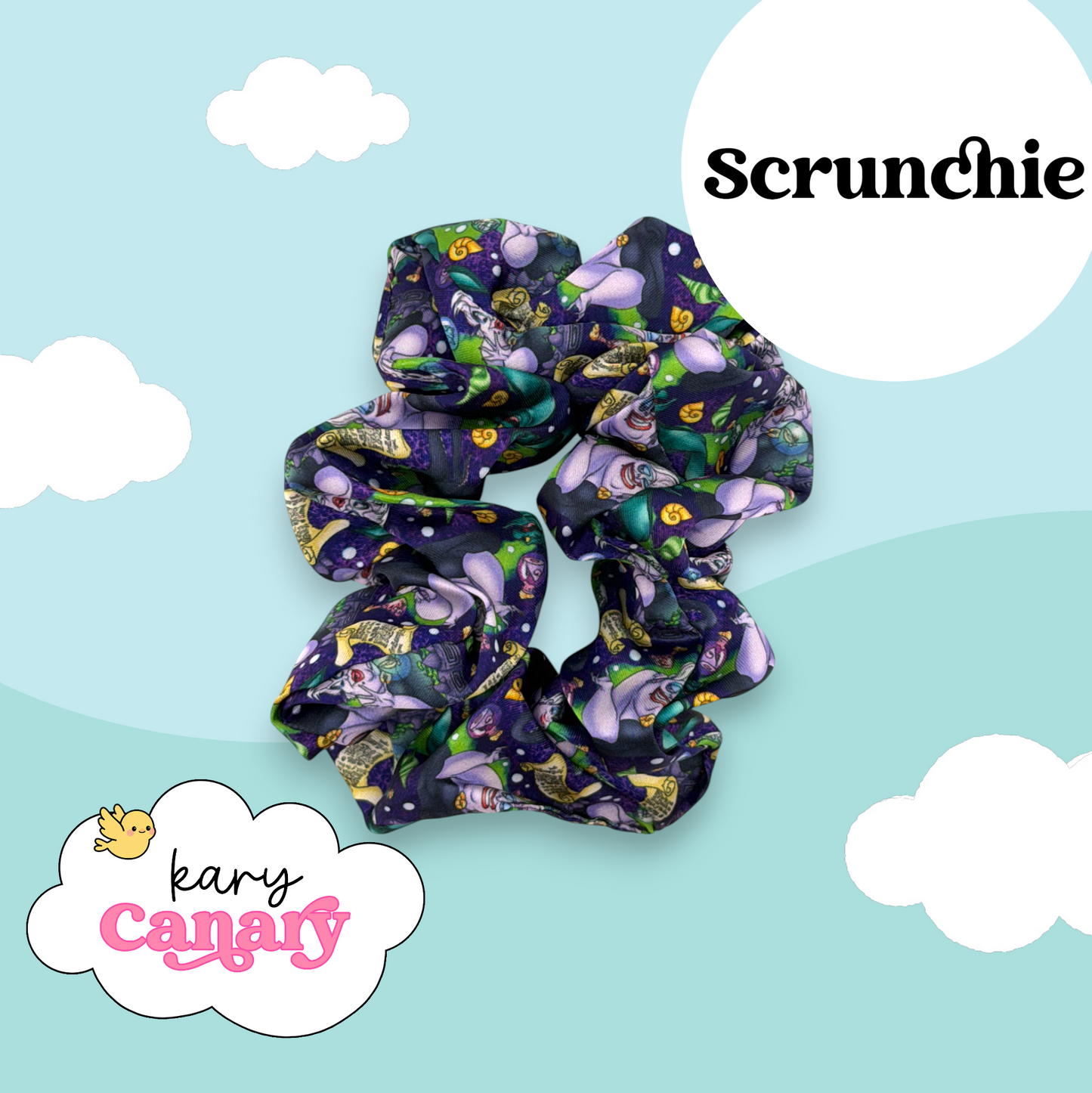 Ursula Silky Scrunchie | Soft Scrunchie for Thick or Thin Hair