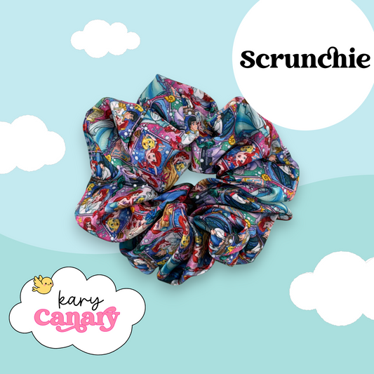 Ariel Princess Scrunchie | Silky Disney-Inspired Hair Scrunchie