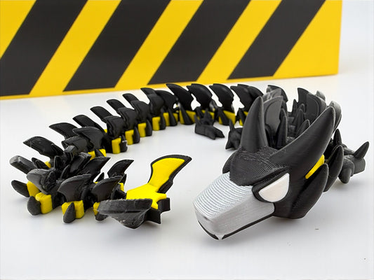 Batman Dragon – 3D Printed Flexible Collectible | Dark Knight Inspired Figurine