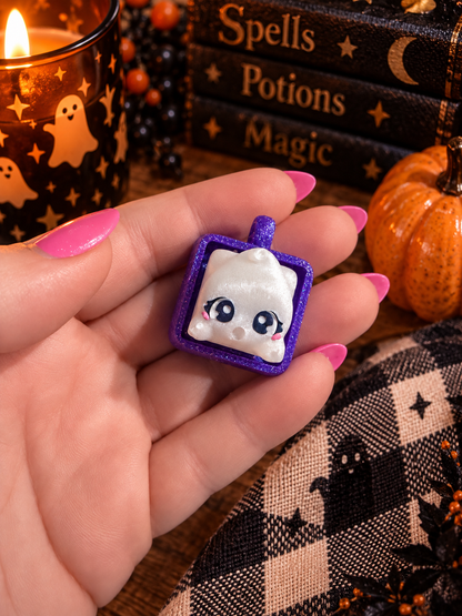 Halloween Artisan Keycaps | Cute Spooky Ghost, Pumpkin, Frankenstein & Skull Keycaps | 3D Printed Mechanical Keyboard Keycaps