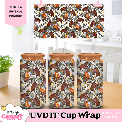 Dragon Breath Potion Wrap – 16 oz Libbey Glass Can UV DTF Cup Decal