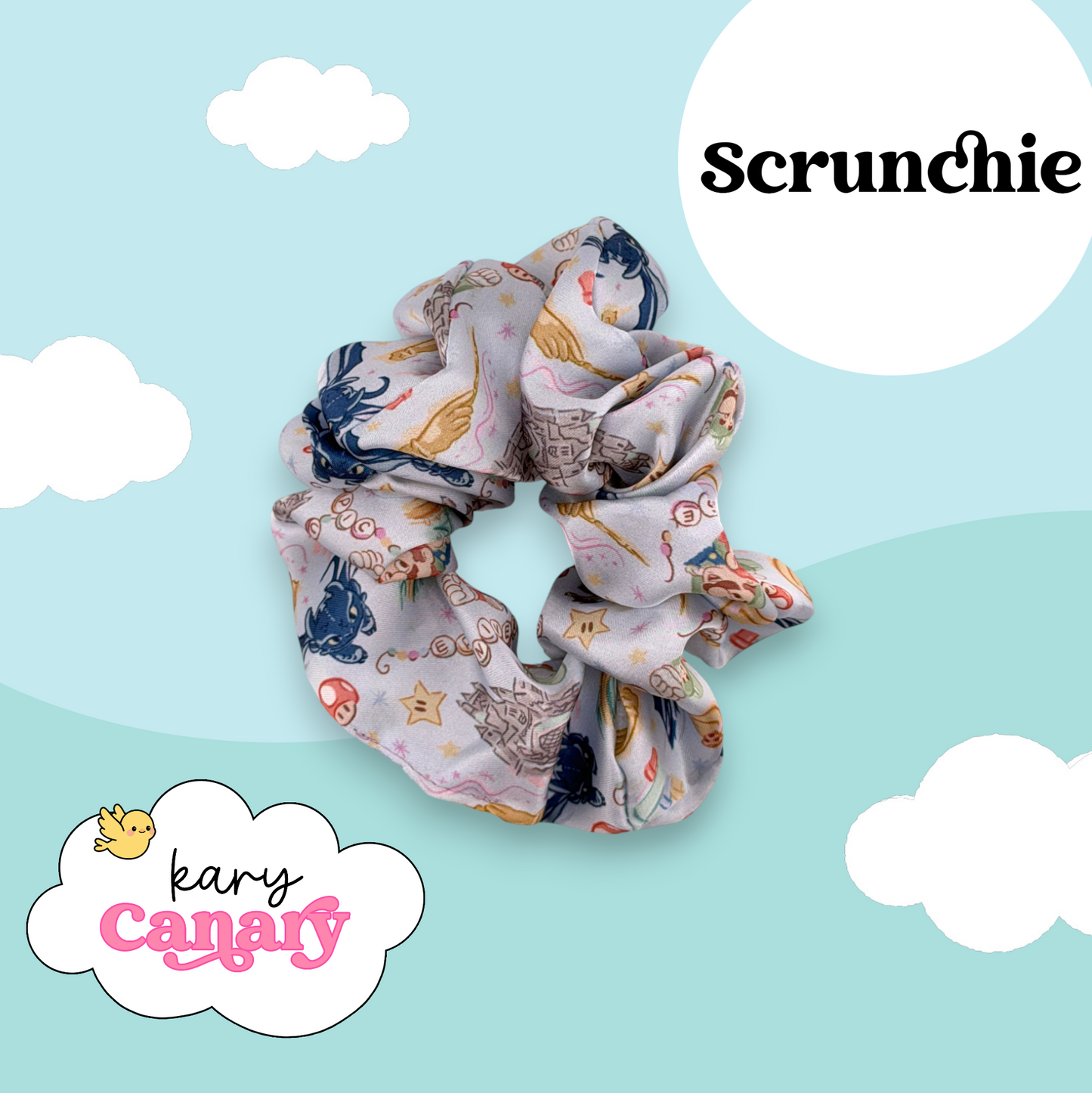 Epic Universe Silky Scrunchie | Soft Scrunchie for Thick or Thin Hair