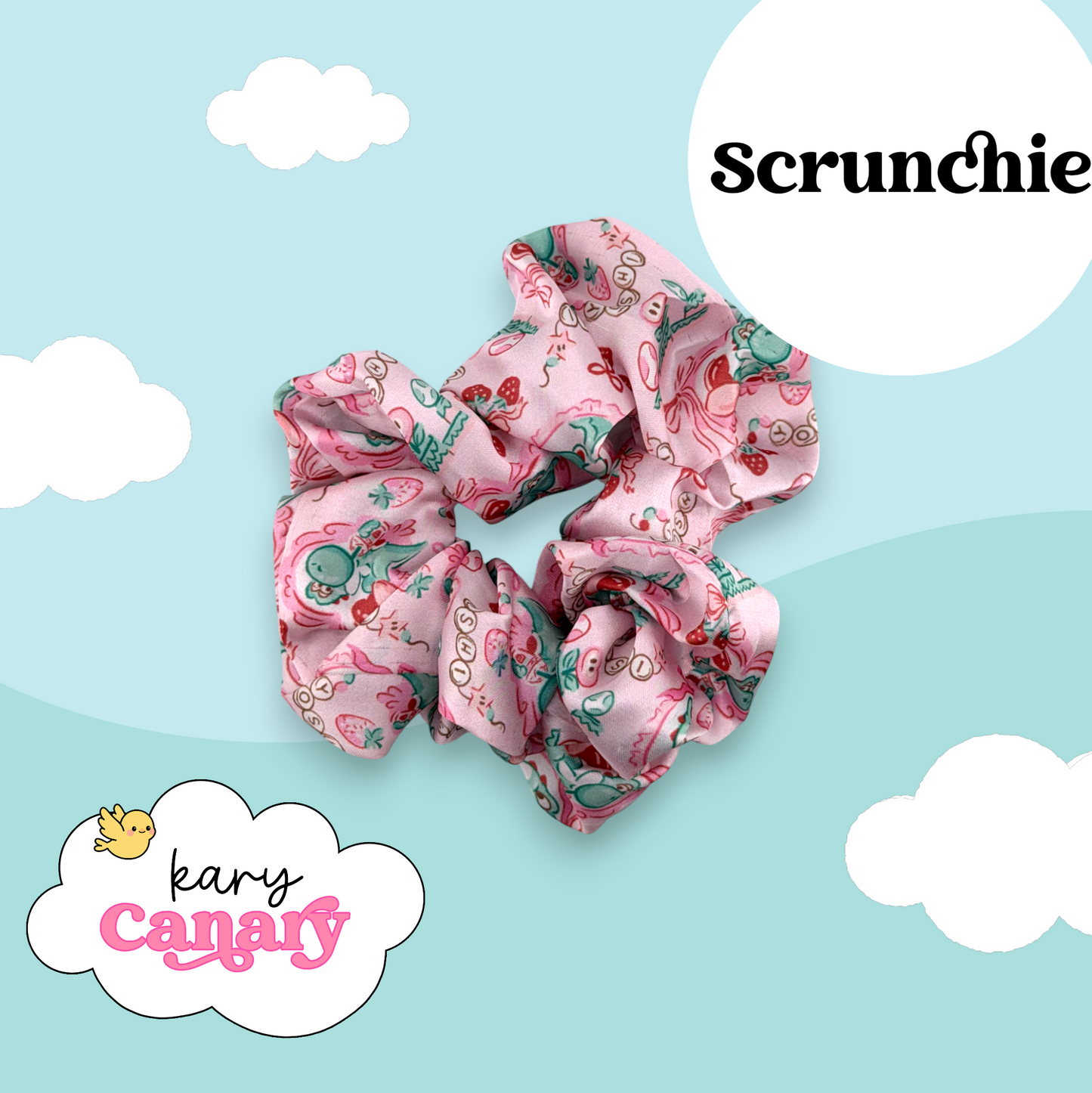 Yoshi Silky Scrunchie | Soft Scrunchie for Thick or Thin Hair