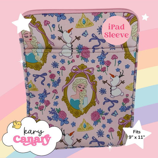 Frost Princess iPad Sleeve (Elsa-inspired)