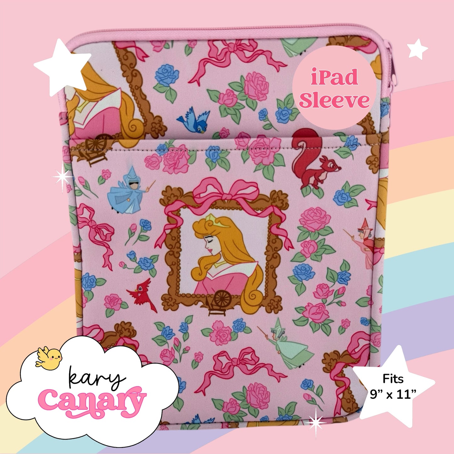 Sleeping Princess iPad Sleeve (Aurora-inspired)