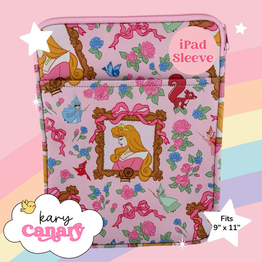 Sleeping Princess iPad Sleeve (Aurora-inspired)