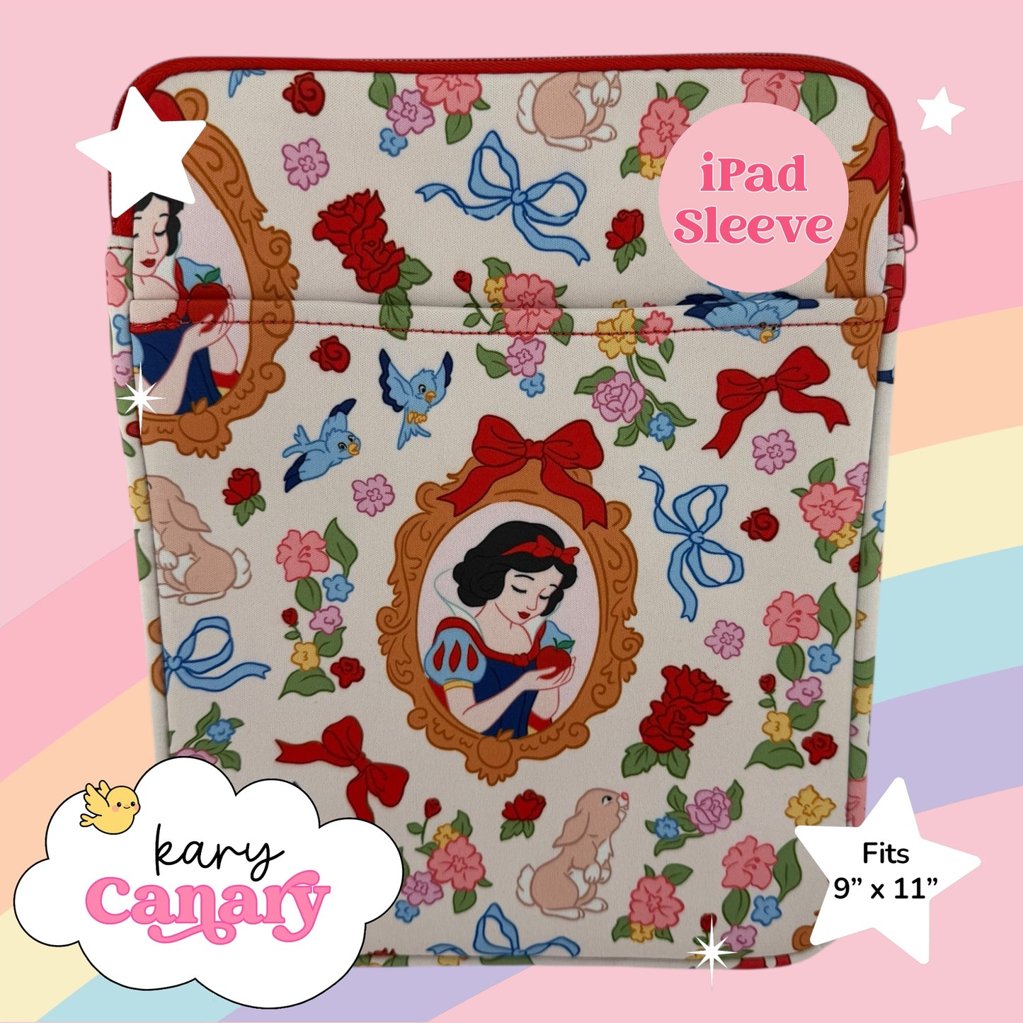 Storybook Princess iPad Sleeve (9” x 11”)