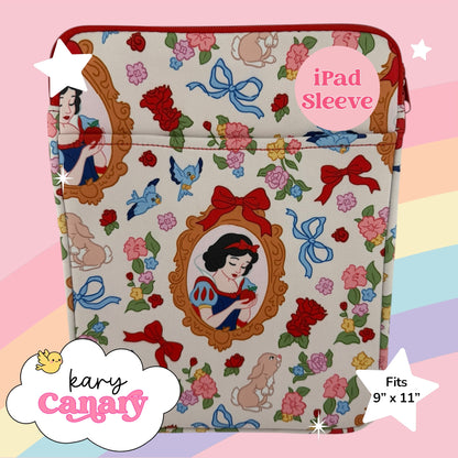 Storybook Princess iPad Sleeve (9” x 11”)