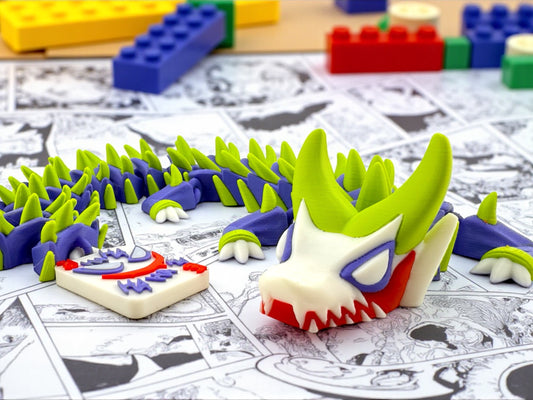 Joker Dragon – 3D Printed Collectible Fandom Figurine