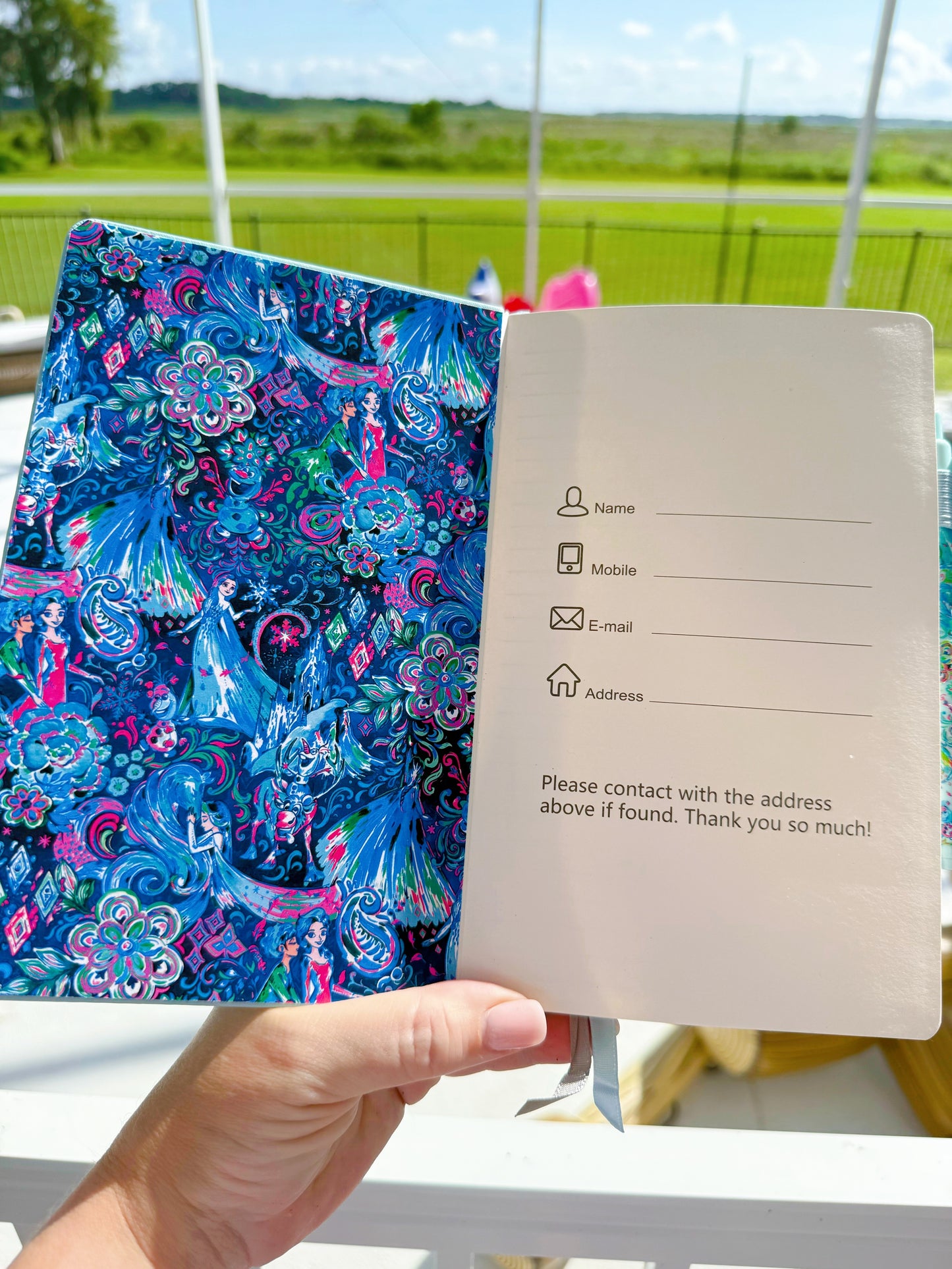 “There is Beauty in Letting Go” | Elsa A5 Journal – Lilly Pulitzer Inspired