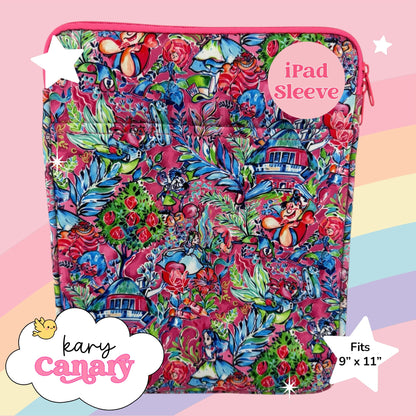 Alice in Wonderland Lilly Inspired iPad Sleeve