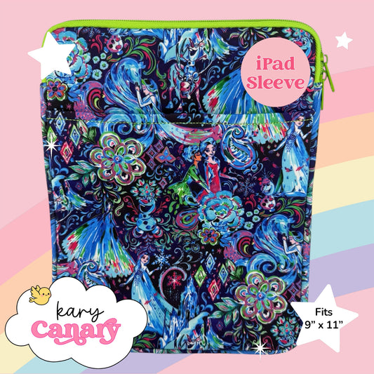 Frozen Lilly Pulitzer Inspired iPad Sleeve