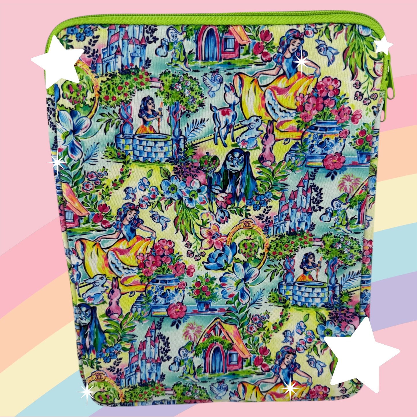 Snow White Lilly Inspired Cottage iPad Sleeve