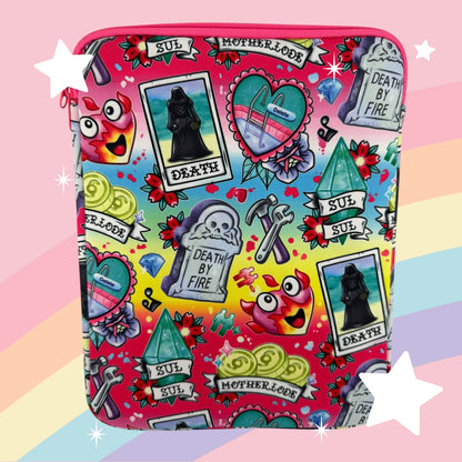Sims Chaos iPad Sleeve (Motherlode / Death By Fire theme)