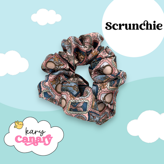 Mermaid Silky Scrunchie | Soft Scrunchie for Thick or Thin Hair