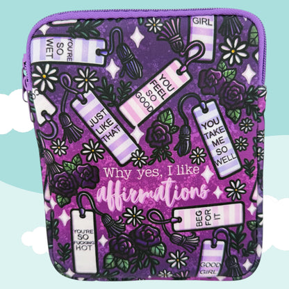 “Why Yes, I Like Affirmations” Dark Romance Bookmark Case