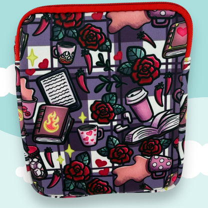Fueled by Coffee & Spicy Books E-Reader Case