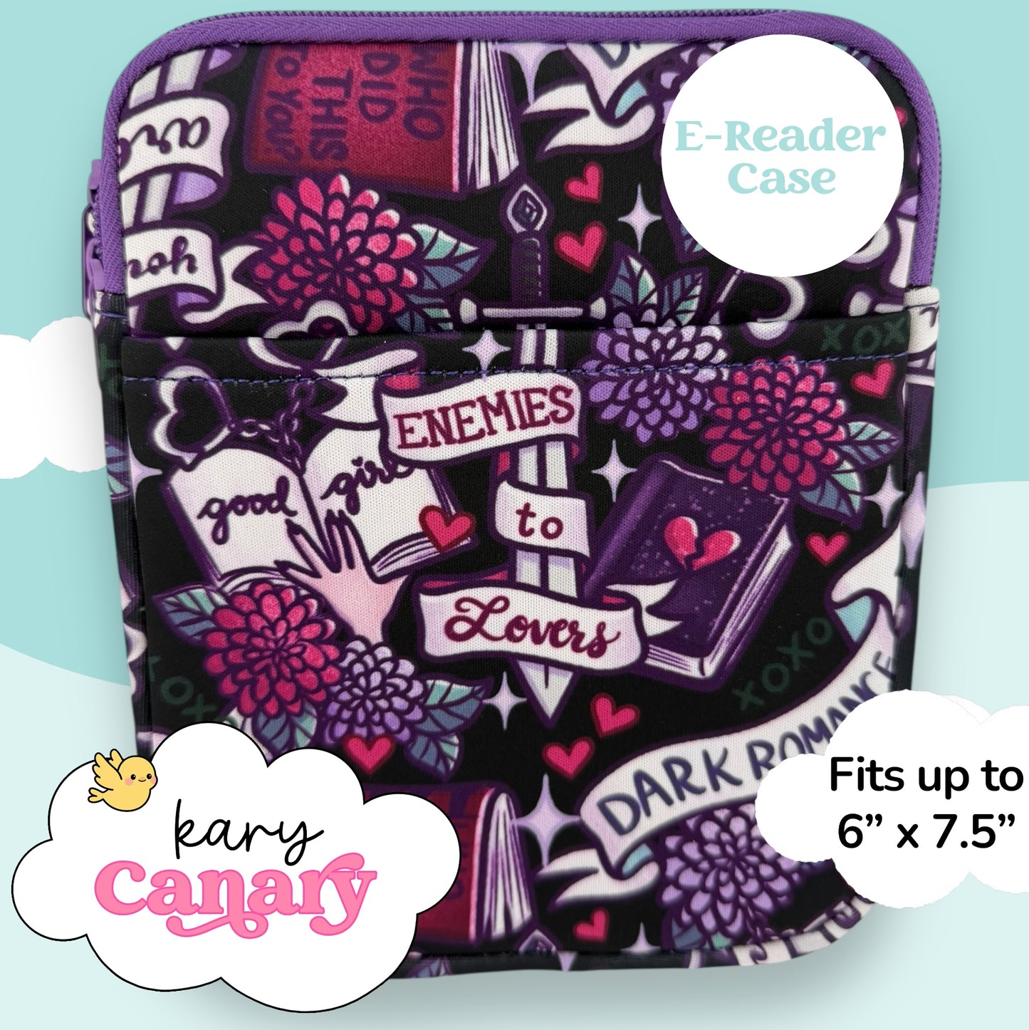 Enemies to Lovers × Dark Romance E-Reader Case