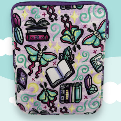 Pastel Moth × Crystals × Witchy Books E-Reader Case