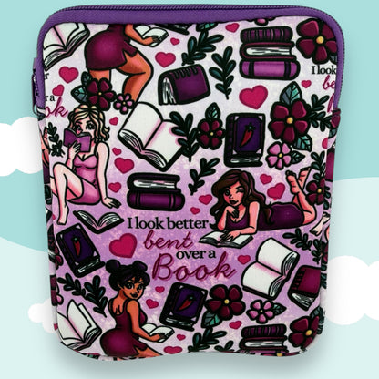 “Bent Over a Book” Pin-Up Reader E-Reader Case