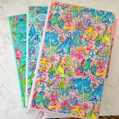 “Plotting My Next Fairytale” | A5 Princess Journal – Lilly Pulitzer Inspired