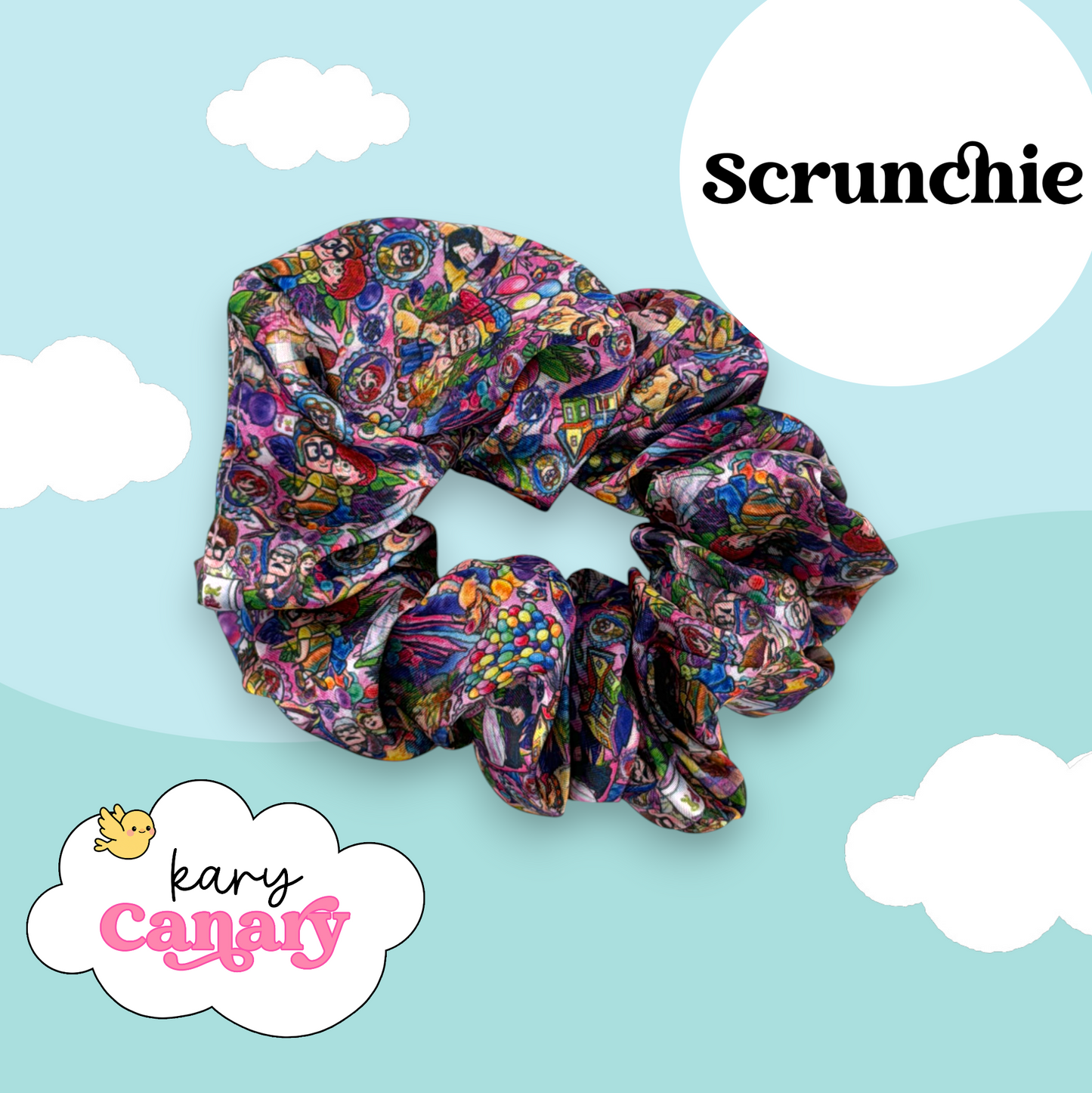 Up Silky Scrunchie | Soft Scrunchie for Thick or Thin Hair