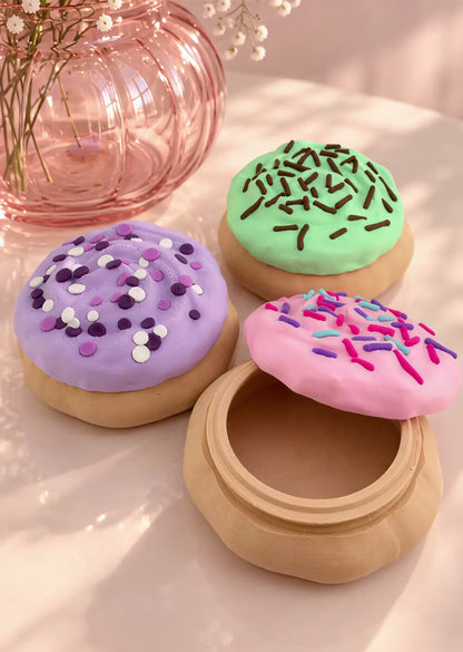 Cookie Trinket Container, 3D Printed Pastel Sprinkles Box,