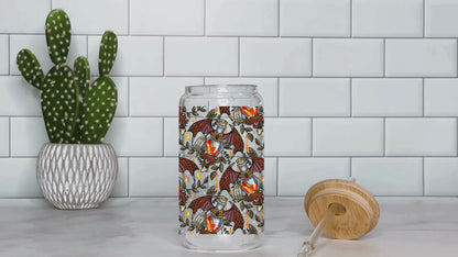 Dragon Breath Potion Wrap – 16 oz Libbey Glass Can UV DTF Cup Decal