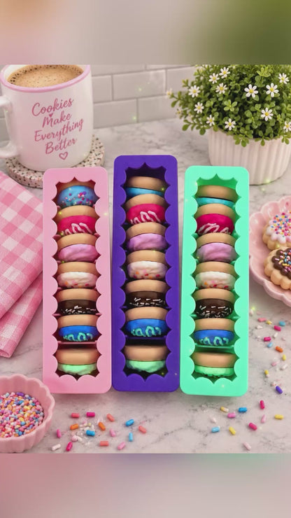 Cookie Pill Box | 7-Day Weekly Pill Organizer | Sunday-Saturday Medication Storage