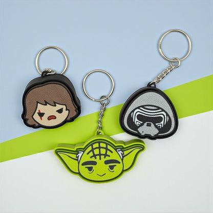 Galaxy Force Clicker Keychains – Jedi, Villain & Wise Master Set | Kawaii Fidget Keychains